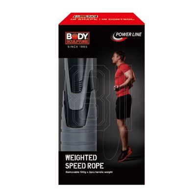 14. Speed skipping rope with weights 2 x 100g BK 256