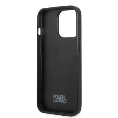 7. Karl Lagerfeld KLHCP13XPMNIKPI iPhone 13 Pro Max 6.7" Hardcase Rot/Rot Monogram Ikonik Patch