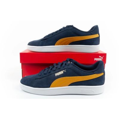 10. Puma Herren-Sportschuhe, Sneaker Smash 3.0, Leder, klassisch, modisch, marineblau