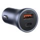 4. Baseus Golden Contactor Pro Quick Charger Auto Ladegerät USB Typ C / USB 40 W Power Delivery 3.0 Quick Charge 4+ SCP FCP AFC grau (CCJD-0G)