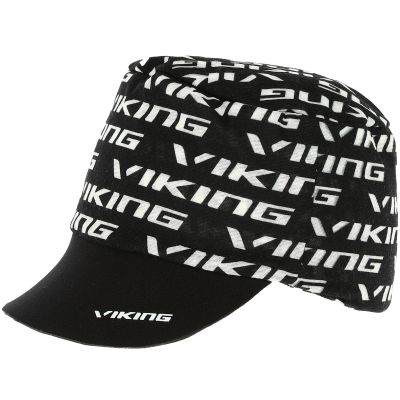 Multifunktionskappe für Erwachsene VIKING Moko schwarz-weiß