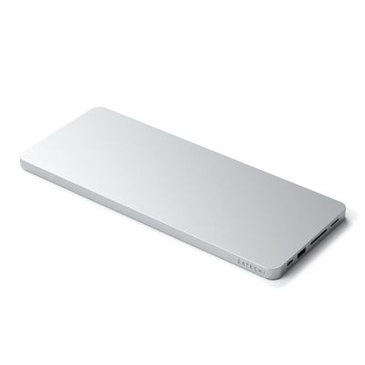 2. Satechi ST-UCISDS Laptop-Dockingstation und Port-Replikator, kabelgebunden, USB 3.2 Gen 2 (3.1 Gen 2), Typ-C, Silber