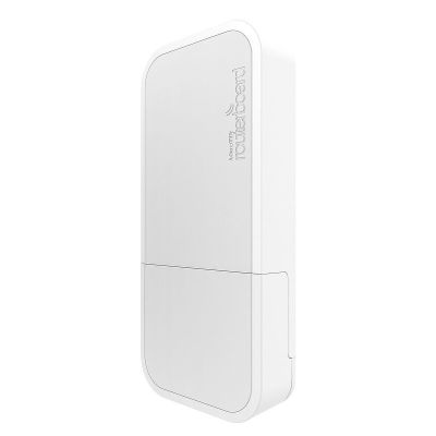 2. Mikrotik wAP LoRa8 Kit-Router – 300 Mbit/s, LAN 10/100 Mbit/s, 9–30-V-Netzteil, Deckenmontage, weißes Gehäuse, interne und externe Antenne, Atheros QCA9531 650 MHz, 16 MB Flash-Speicher