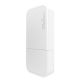 2. Mikrotik wAP LoRa8 Kit-Router – 300 Mbit/s, LAN 10/100 Mbit/s, 9–30-V-Netzteil, Deckenmontage, weißes Gehäuse, interne und externe Antenne, Atheros QCA9531 650 MHz, 16 MB Flash-Speicher