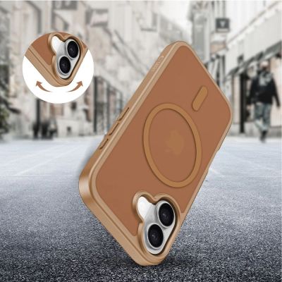6. Tech-Protect BasicMag MagSafe Hülle für iPhone 17 - Braun