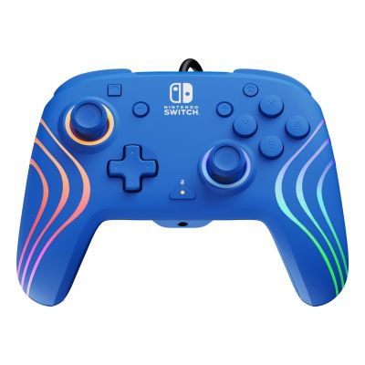 7. PDP Afterglow Wave Blue USB-Gamepad Analog/Digital Nintendo Switch, Nintendo Switch OLED