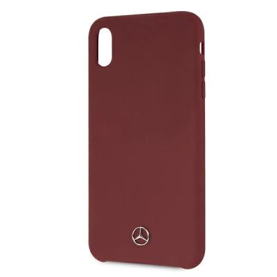 3. Mercedes Silicone Line Case für iPhone Xs Max - Rot