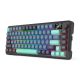 3. REDRAGON K724GBG-RGB-PRO Behemoth-Tastatur USB + RF Wireless + Bluetooth Grau, Blau