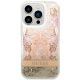 3. Guess Paisley Liquid Glitter Hülle für iPhone 14 Pro - Gold