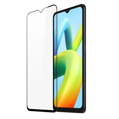 Dux Ducis 9D Displayschutzfolie aus gehärtetem Glas für Xiaomi Redmi A2 / Redmi A1 9H mit schwarzem Rahmen