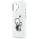 6. Karl Lagerfeld Karl & Choupette MagSafe Back Case für iPhone 17 - Transparent