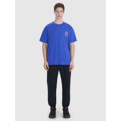 6. Übergroßes bedrucktes Herren-T-Shirt 4F 4FWSS25TTSHM1979-36S