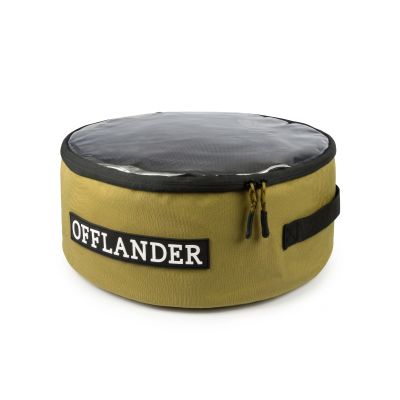 3. OFFLANDER RUNDER, GESCHLOSSENER KOFFER MIT TRANSPARENTEM DECKEL, PVC, 24 L