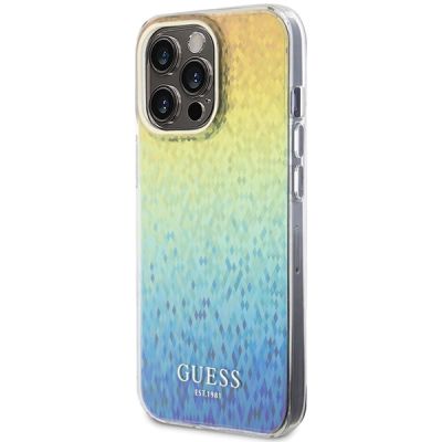 2. Guess IML Faceted Mirror Disco Iridescent Hülle für iPhone 15 Pro Max – mehrfarbig