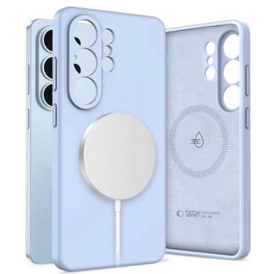 Tech-Protect Silikon-MagSafe-Hülle für Samsung Galaxy S26 Ultra – Blau