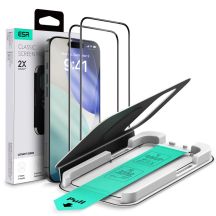 ESR UltraFit Panzerglas 2er-Pack für iPhone 17 Pro - transparent