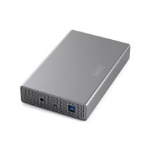 Digitus USB 3.0 Festplattengehäuse, 3,5", SATA, 16 TB, Aluminium