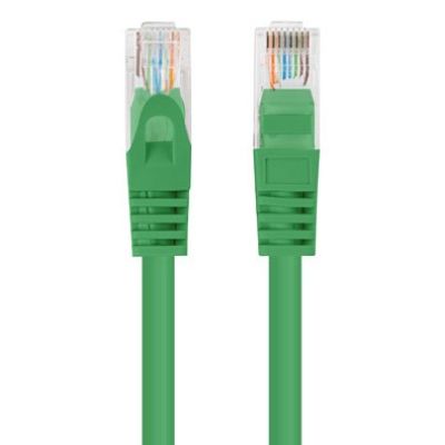 2. Patchkabel Kat. 6 UTP 3 m Grün Fluke geprüft Lanberg 10er-Pack