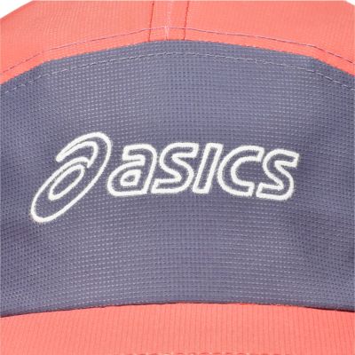 3. Asics 5-Panel-Cap 3013B004-700 Rot Einheitsgröße