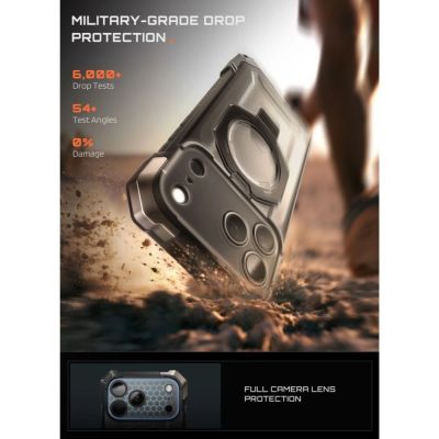 5. Supcase UB Grip Mag MagSafe Hülle für iPhone 18 Pro / 17 Pro - Schwarz