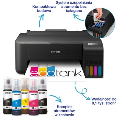 12. Epson EcoTank L1230 Schwarzweiß-Drucker