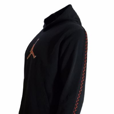 2. Air Jordan Flight MVP Hoodie für Herren, Schwarz/Rot - FN6352-010