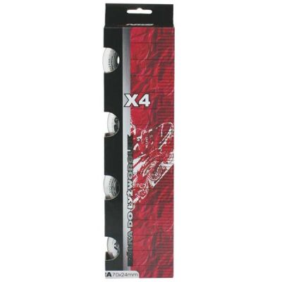 7. PU 70x24 82A TRANSPARENTE ROLLEN (4 Stk.) NILS EXTREME