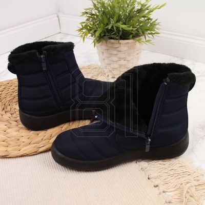 12. Waterproof snow boots with zipper NEWS W EVE181B navy blue