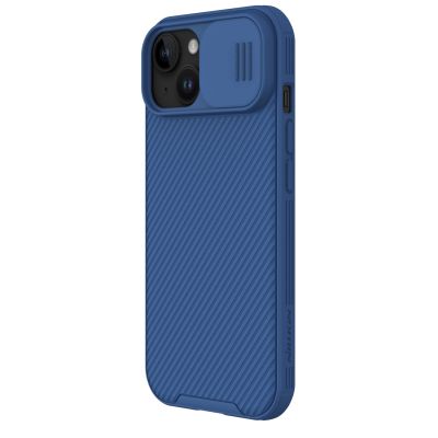 3. Nillkin CamShield Pro magnetische Hülle für iPhone 15 Plus mit Kameraschutz – Blau