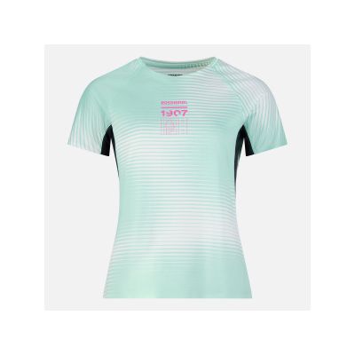 7. ROSSIGNOL W Sapa Ultra Tee Damen-T-Shirt Weiß Grün