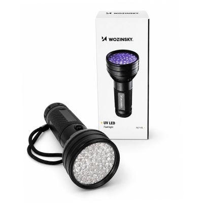 5. Wozinsky WLT-51L IP65 UV-Taschenlampe zur Spurensuche – Schwarz