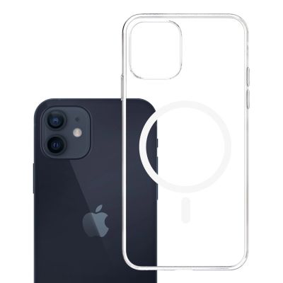 6. 3mk Clear MagCase Hülle für Apple iPhone 12/12 Pro – transparent