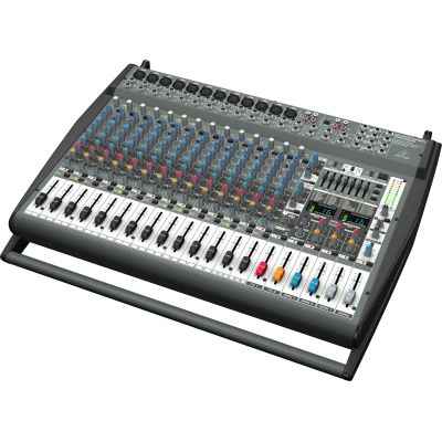 3. Behringer PMP6000 Audiomixer, 20 Kanäle, 10–200.000 Hz, Schwarz