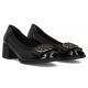 5. Schwarze Lacklederpumps mit Blockabsatz, Modell Filippo DP6960