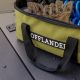9. OFFLANDER Geschlossener Koffer mit transparentem Deckel, PVC, 28 l