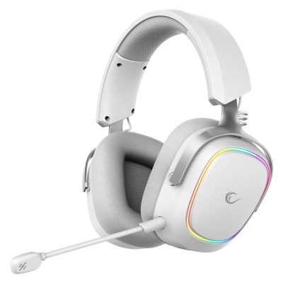 2. Rampage RETSU Kopfhörer, kabellos, On-Ear, Bluetooth 2,4 GHz, RGB, Weiß