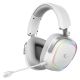 2. Rampage RETSU Kopfhörer, kabellos, On-Ear, Bluetooth 2,4 GHz, RGB, Weiß