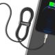 10. Baseus Cafule Series Metal Data USB-C / Lightning 20W PD-Kabel 1 m - Schwarz