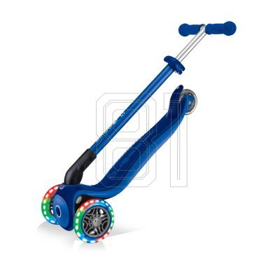 5. Globber Primo Faltbarer Plus Lights Jr 439-100 3-Rad-Scooter