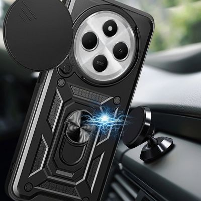 3. Tech-Protect CamShield Pro Hülle für Xiaomi Redmi 14C / Poco C75 - Schwarz