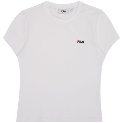 11. Fila Trivero Damen T-Shirt Weiß FAW1205 10001