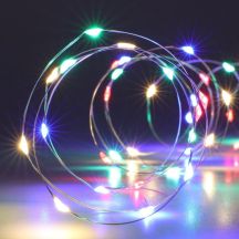 Batteriebetriebene Lichterkette mit 100 LEDs, mehrfarbig und mit Timer