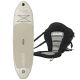 19. VIRTUFIT SUP BOARD CRUISER 305 - SANDBEIGE - MIT KAJAKSITZ, ZUBEHÖR UND STRETCHER-TASCHE