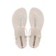 Ipanema Sandal Class Damen-Flip-Flop-Sandalen in Beige mit Strasssteinen