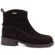 2. Damen-Ankle-Boots aus Leder mit Ziernähten, Schokoladenbraun, Big Star