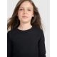 5. Mädchen-Longsleeve mit Slim Fit, schlicht, 4F 4FJRAW25TLONF603-20S