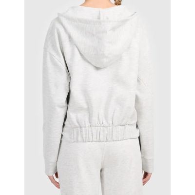 2. Damen-Kapuzenpullover mit Umschlagform aus sehr weichem Strickmaterial 4F 4FWAW26TSWSF2661-27M