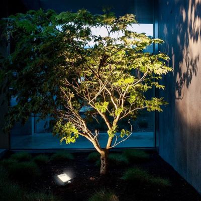 10. MACLEAN Solar-LED-Flutlicht mit Sensor MCE438