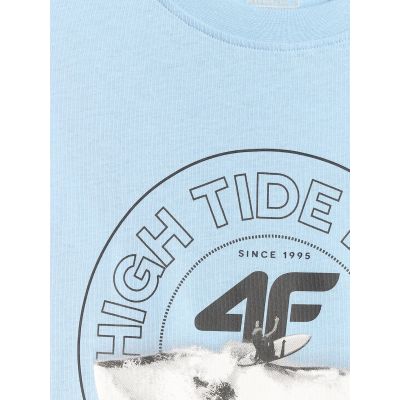 5. Herren-T-Shirt mit Aufdruck, regulär, Größe 4F 4FRSS26TTSHM4298-34S