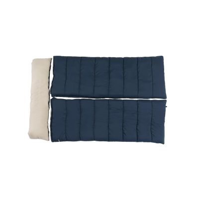 4. Outwell Contour Lux Doppelschlafsack für Erwachsene, rechteckig, aus Polyester, blau
